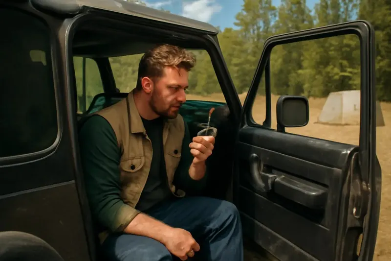 Photorealistic supporting editorial photo illustrating off-road communication options compared